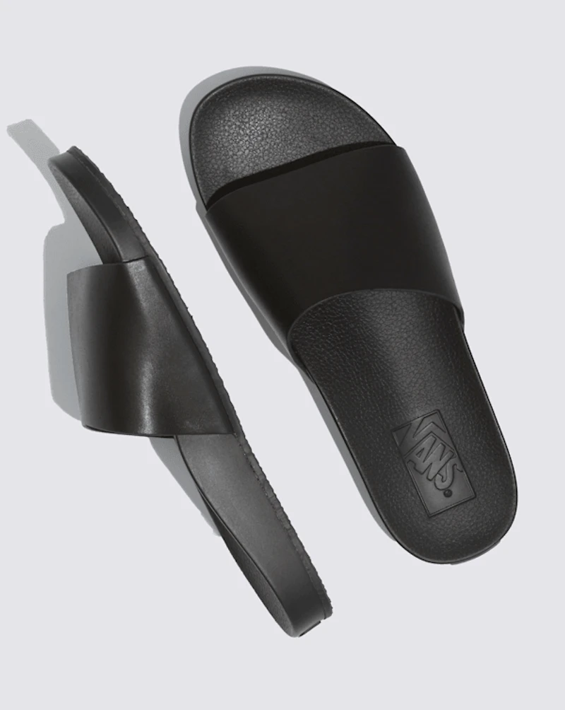 Womens Decon Leather Slide-On Sandal