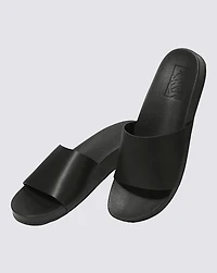 Womens Decon Leather Slide-On Sandal