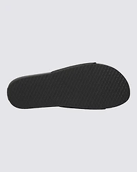 Womens Decon Leather Slide-On Sandal