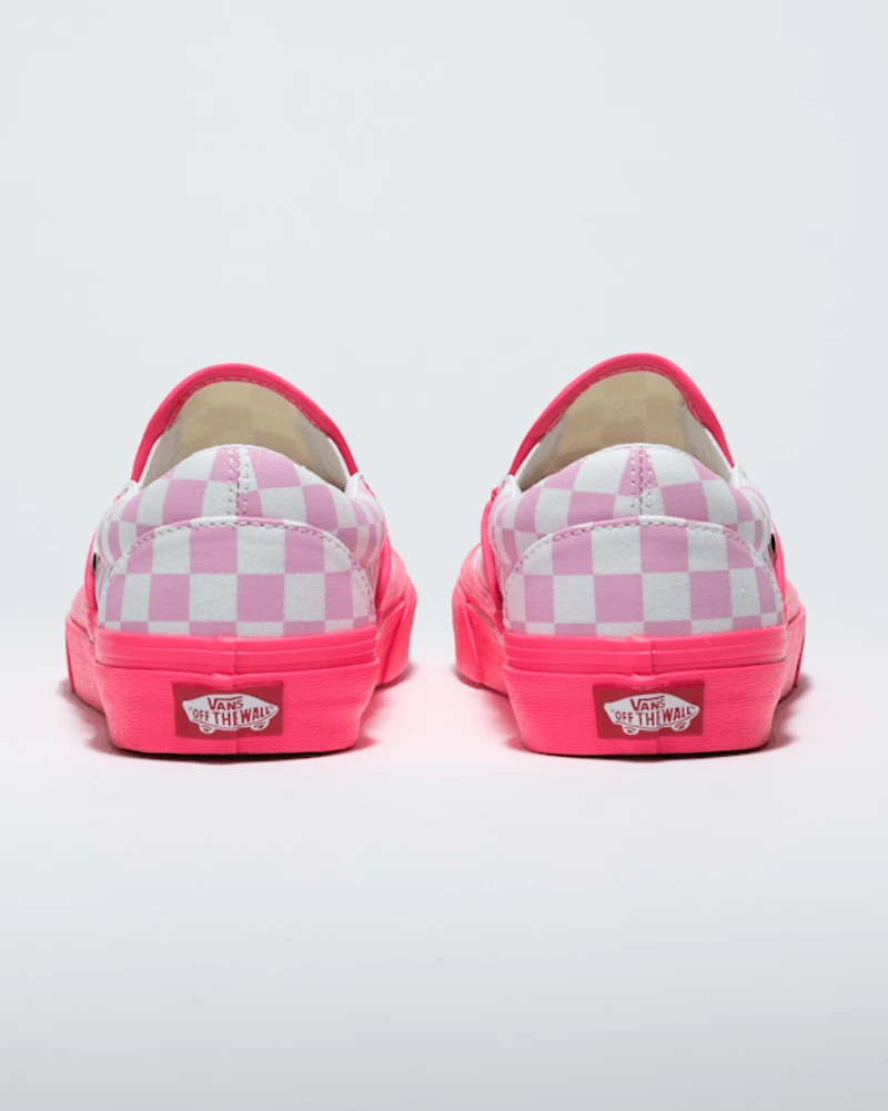 Customs Classic Slip-On Checkerboard Wide Shoe