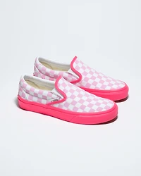 Customs Classic Slip-On Checkerboard Wide Shoe