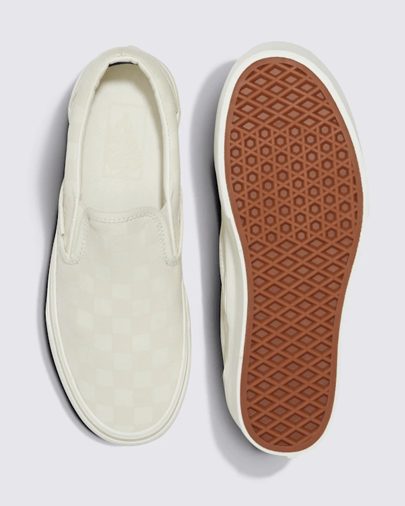 Classic Slip-On Platform Checkerboard Shoe