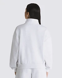 Elevated Double Knit Mock Neck Half Zip Pullover
