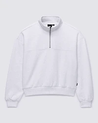 Elevated Double Knit Mock Neck Half Zip Pullover