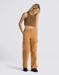 Small Staple Fitted Crop Tank Top