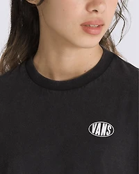 Kids Oval Wash Relaxed Crop T-Shirt
