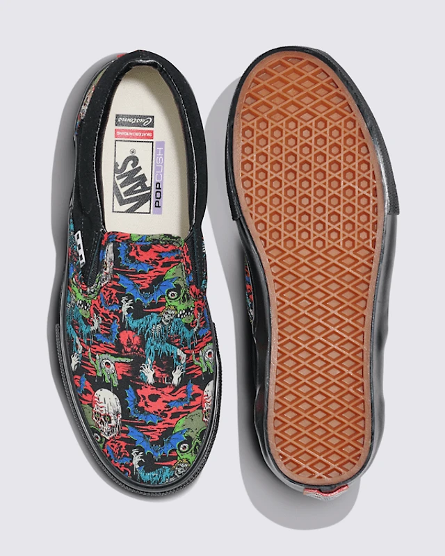 VANS Customs Skate Slip-On Halloween Shoe MainPlace Mall