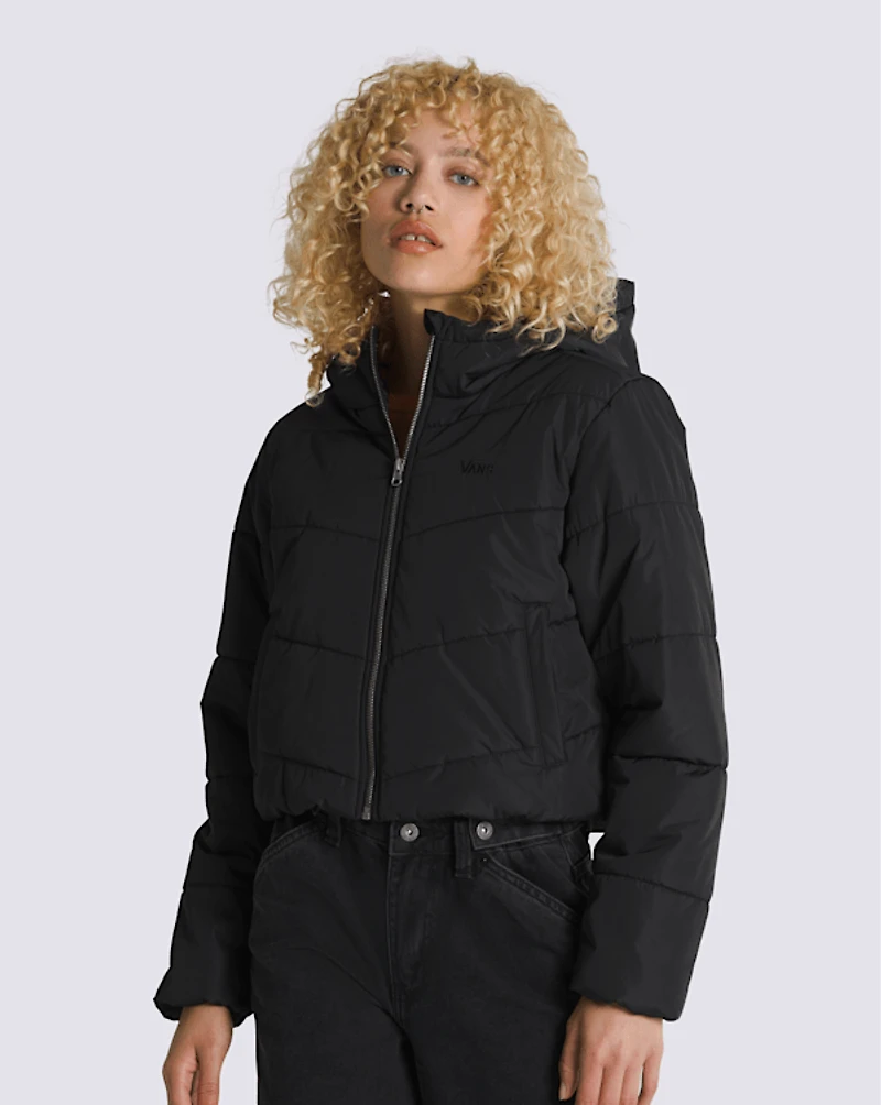 Foundry Crop Puff Hooded Jacket