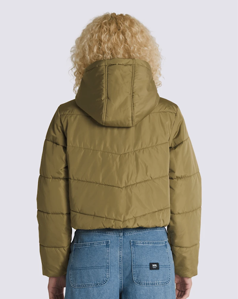 Foundry Crop Puff Hooded Jacket