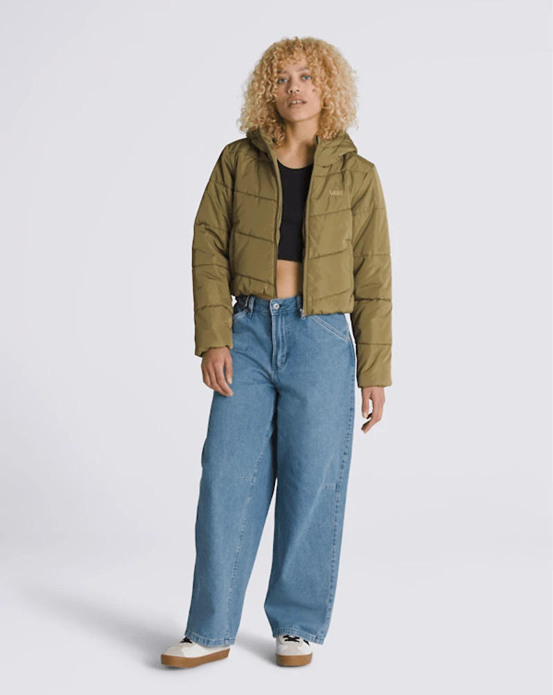 Foundry Crop Puff Hooded Jacket
