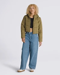 Foundry Crop Puff Hooded Jacket