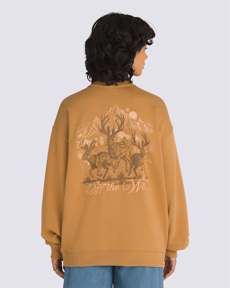 On The Move Oversized Crew Sweatshirt