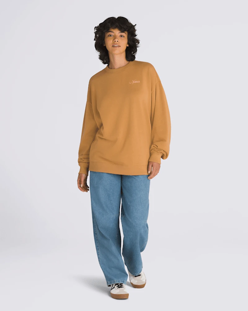 On The Move Oversized Crew Sweatshirt