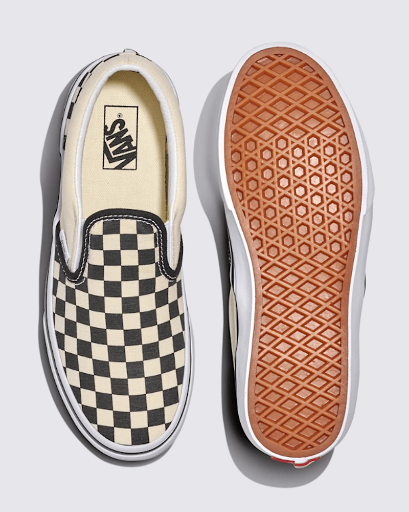 Big Kids Classic Slip-On Checkerboard Shoe