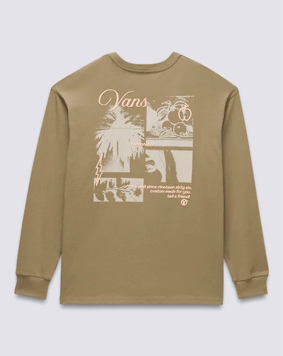 Sliced Oversized Long Sleeve T-Shirt