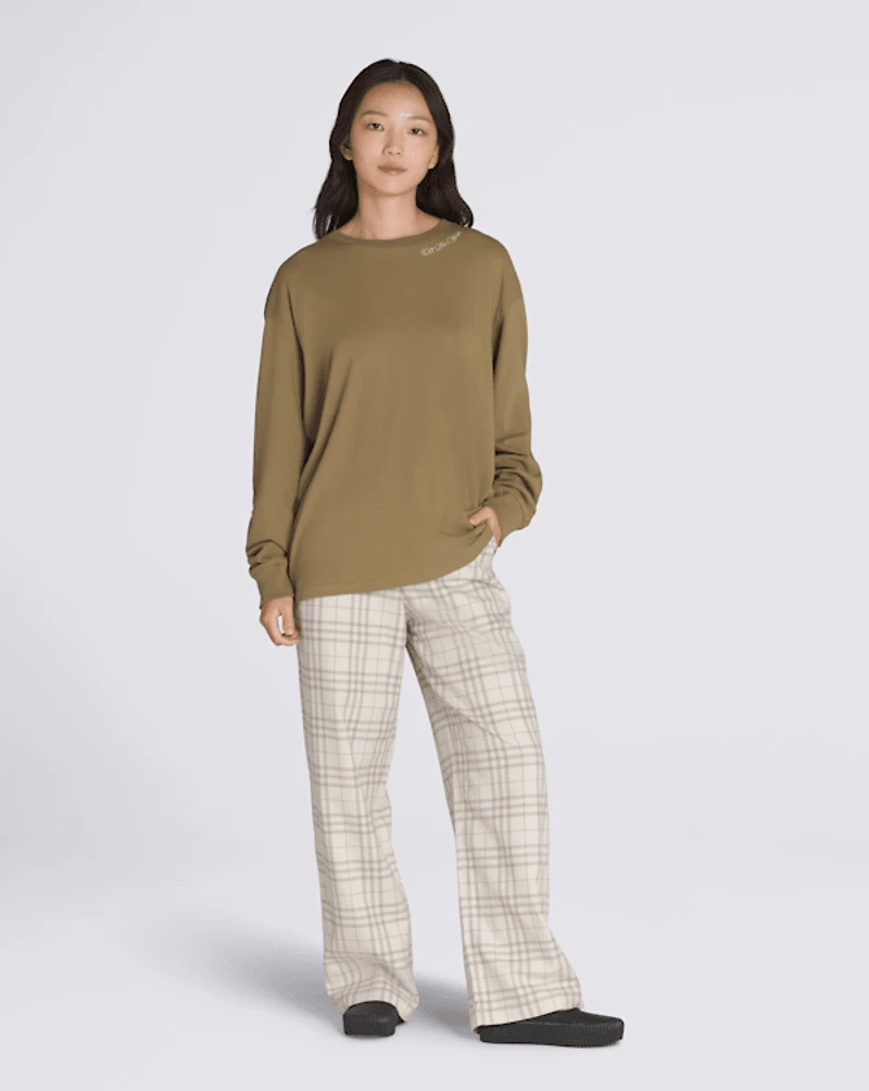 Sliced Oversized Long Sleeve T-Shirt