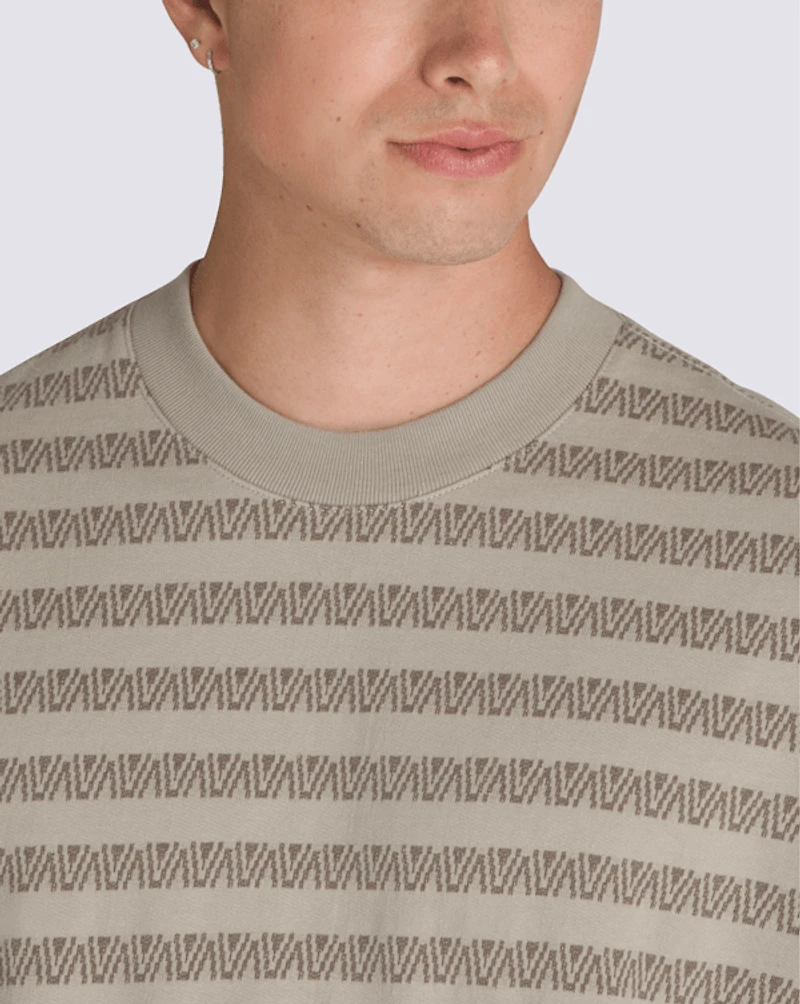 Palmer Jacquard Knit T-Shirt