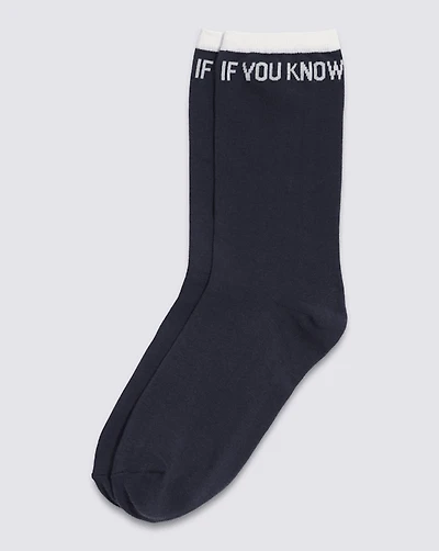Ticker Crew Socks