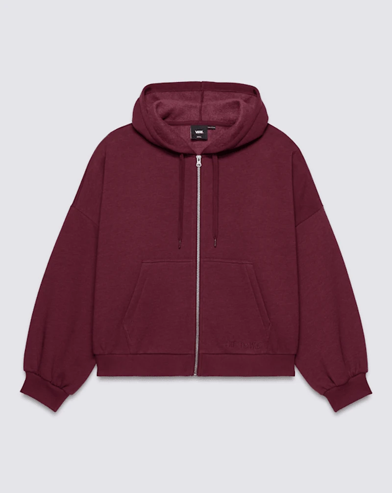 Broken Up Loose Full Zip Hoodie