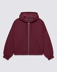 Broken Up Loose Full Zip Hoodie