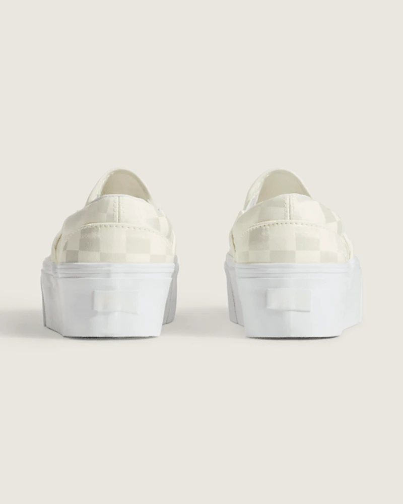 Classic Slip-On Stackform Checkerboard Shoe