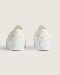 Classic Slip-On Stackform Checkerboard Shoe
