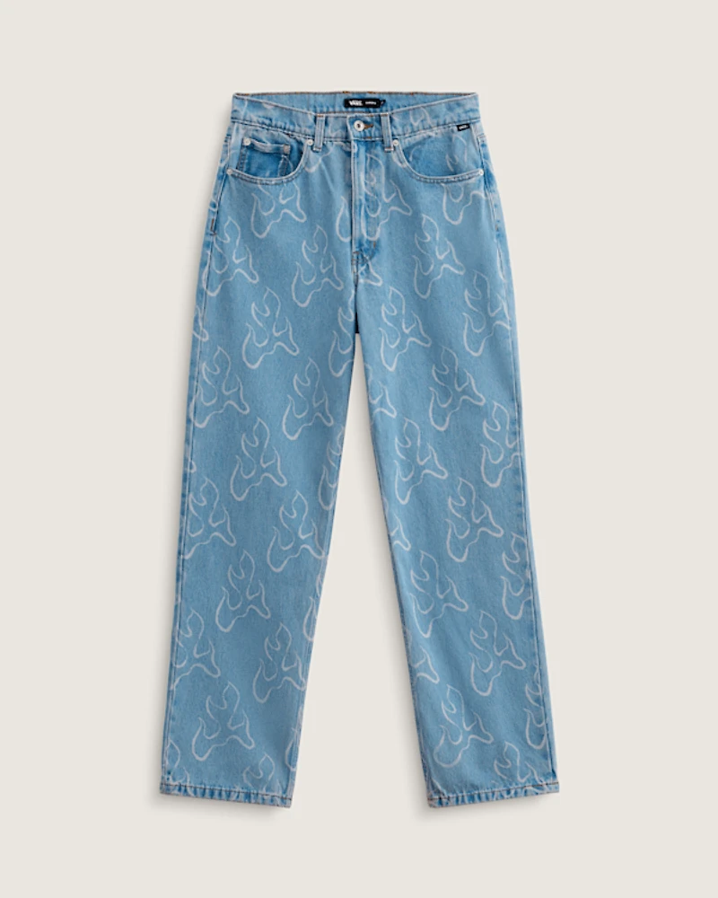 Check-5 Blaze Loose Denim Pants