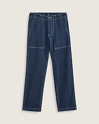 Fatigue Loose Tapered Denim Pants