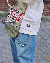 Check-5 Baggy Denim Pants