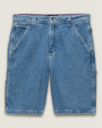 Drill Chore Loose Denim Shorts