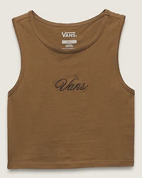 Small Staple Fitted Crop Tank Top