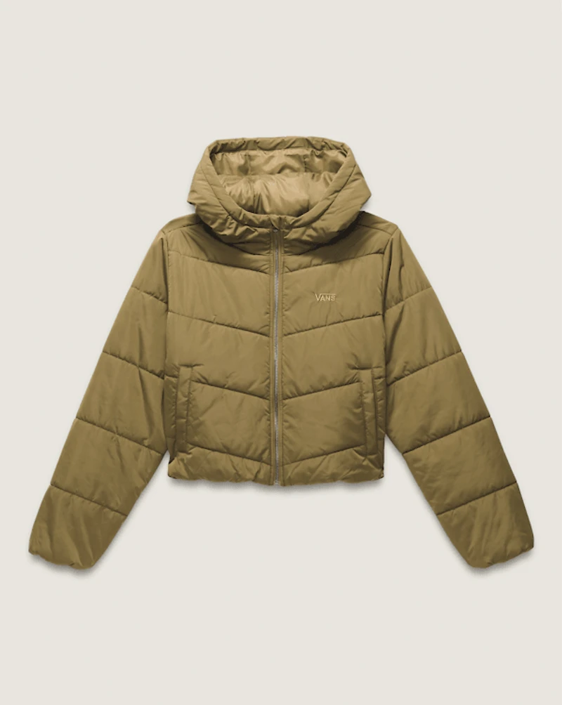 Foundry Crop Puff Hooded Jacket