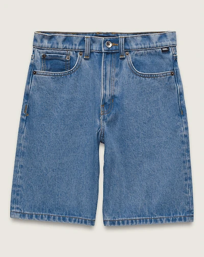 Kids Check-5 Baggy Denim Shorts
