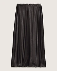 Mesh Satin Skirt