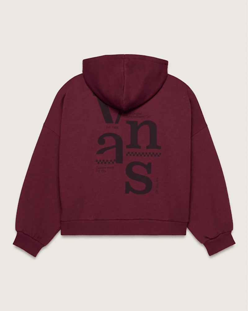Broken Up Loose Full Zip Hoodie