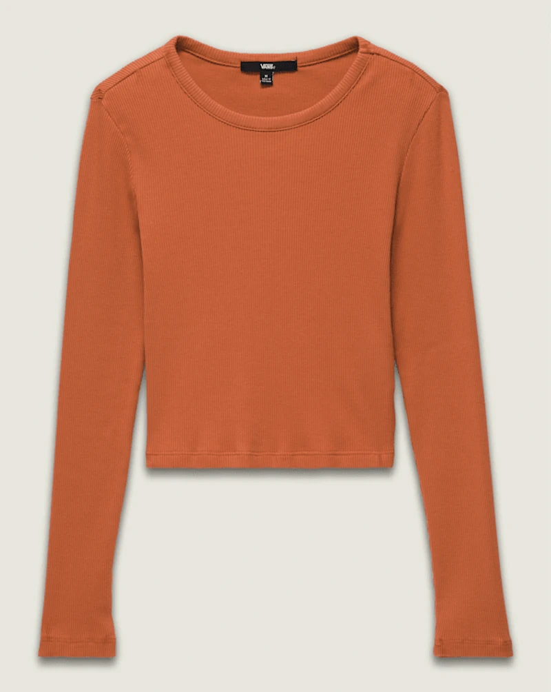 Kids Drew Rib Long Sleeve Top