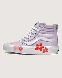 Little Kids Sk8-Hi-Zip Flower Shoe