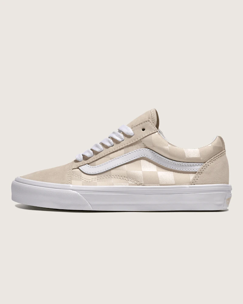 Old Skool Checkerboard Satin Shoe