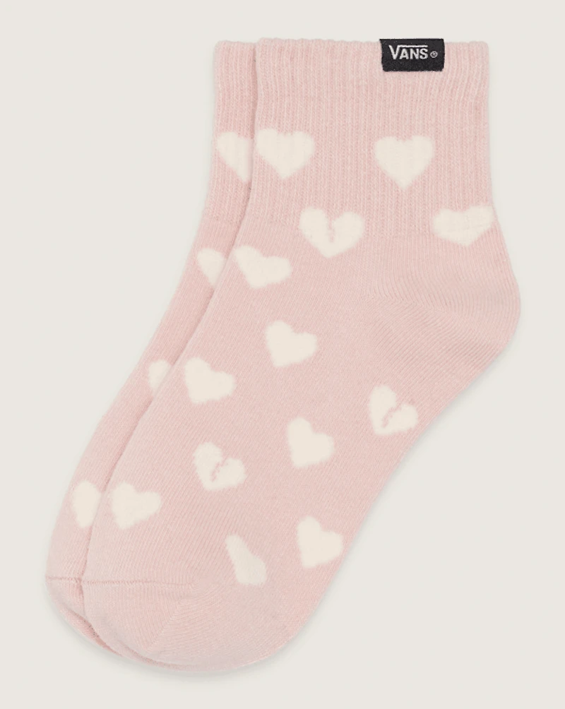 Kids Hearted Half Crew Socks