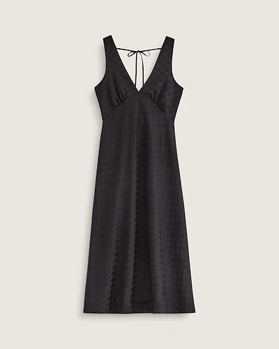 Sandra Checkerboard Slip Dress