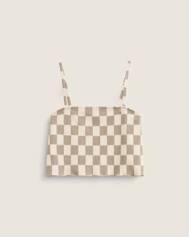 Wren Checkerboard Cami Top