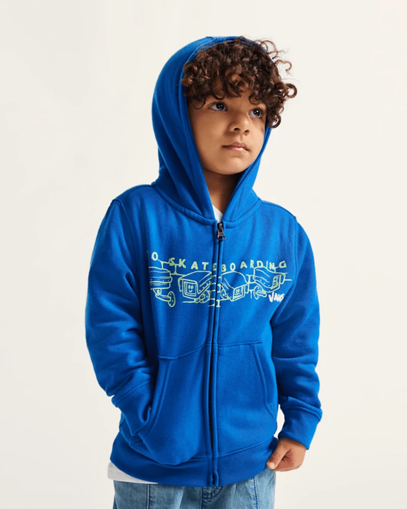 Little Kids Night Watchers Full Zip Hoodie