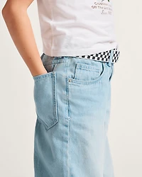 Kids Sirelle Denim Puddle Pants