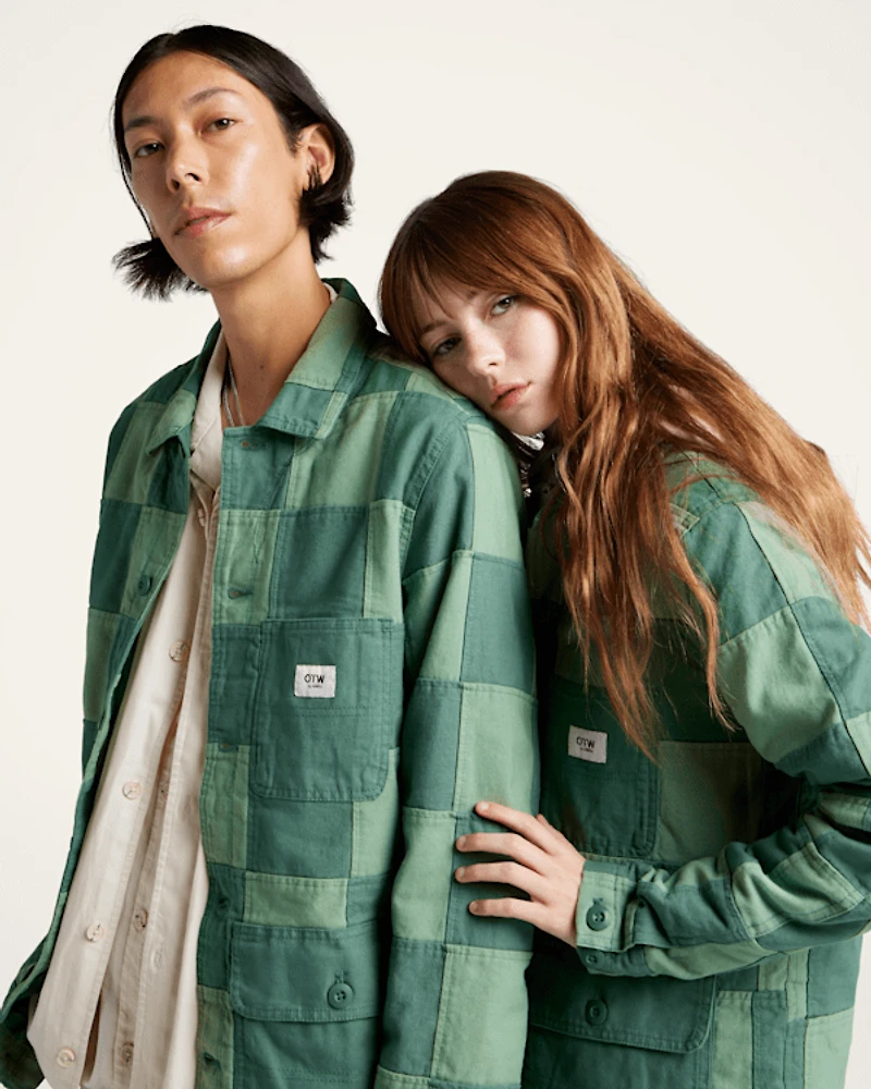 OTW Patchwork Drill Chore Coat