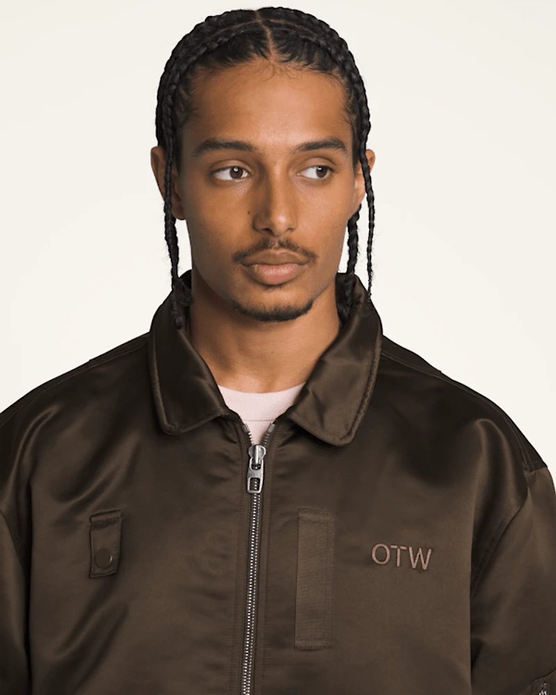 OTW Satin Bomber Jacket