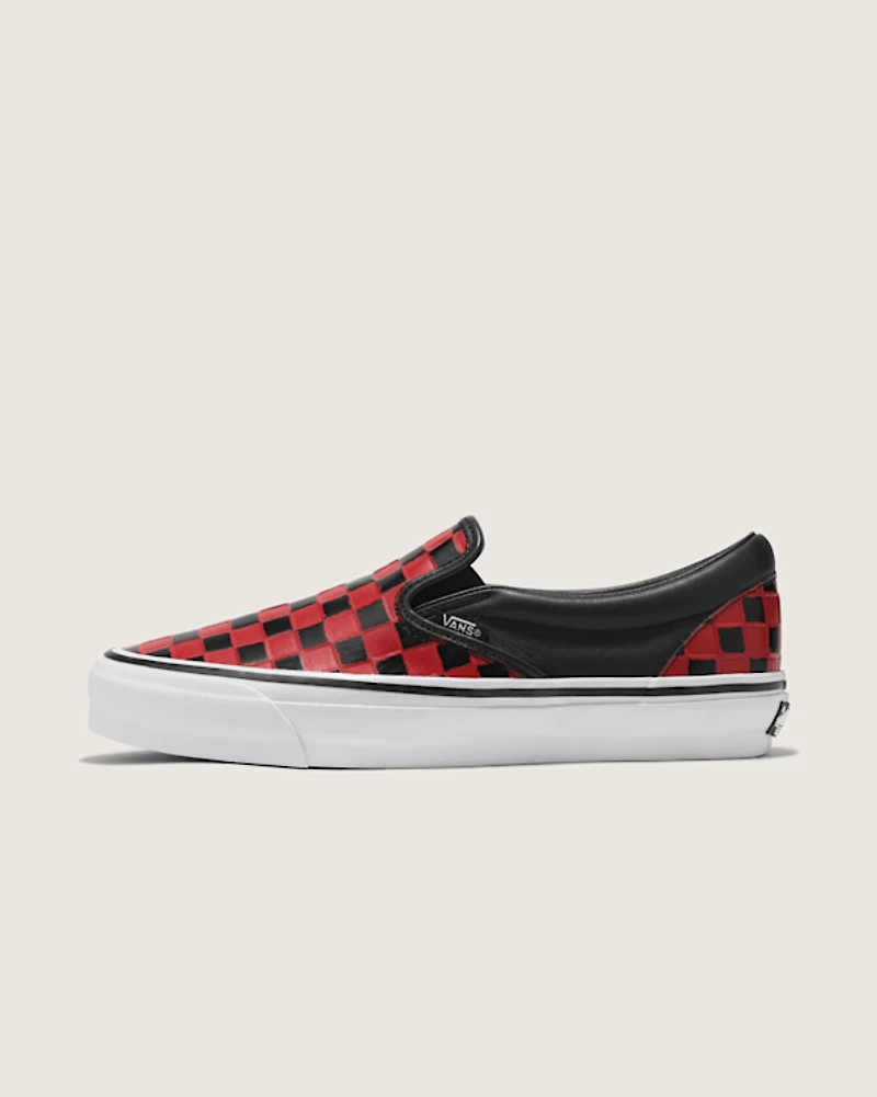 OTW Leather Checkerboard Slip-On 98 Vibram