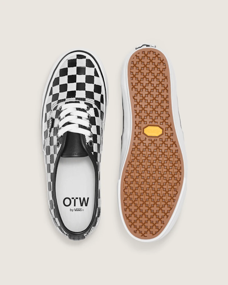 OTW Leather Checkerboard Authentic 44 Vibram