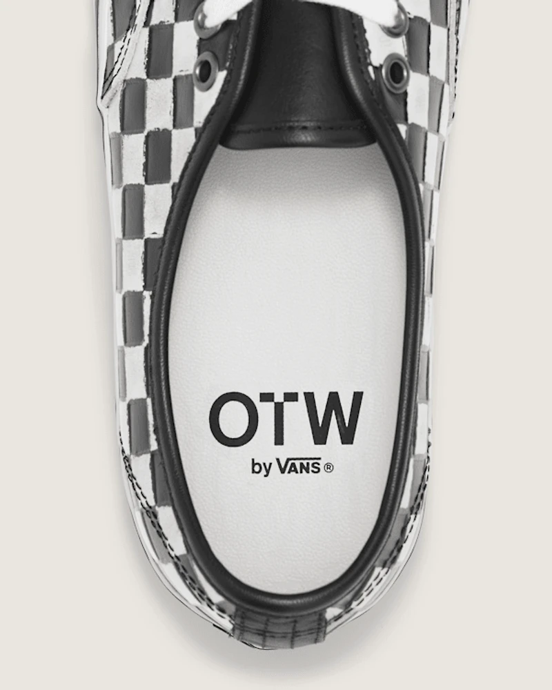 OTW Leather Checkerboard Authentic 44 Vibram