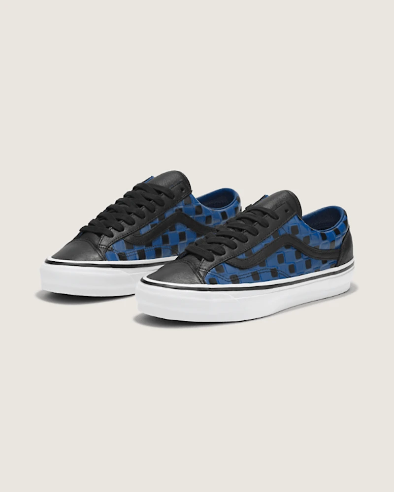 OTW Leather Checkerboard Old Skool 36 Vibram