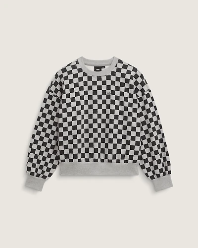 Checkerboard Retro Crew Sweatshirt